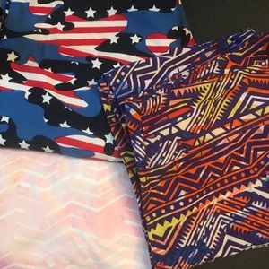 3 pair tc2 lularoe leggings new Camo